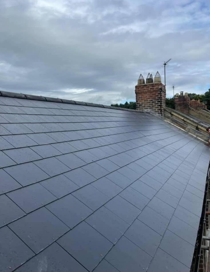 Finished roofing job in Liverpool
